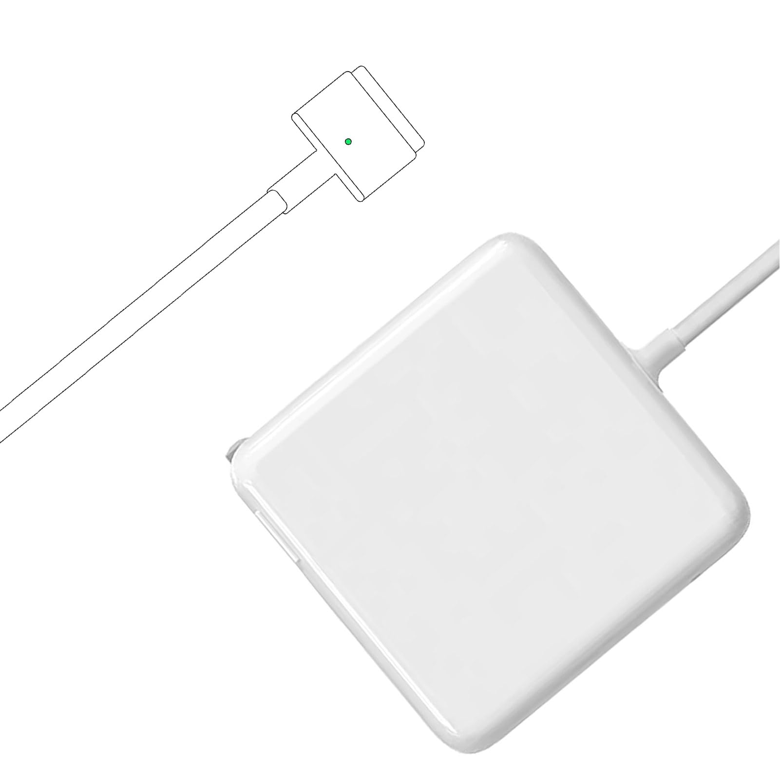 Amazon.com: Mac Book Pro Charger 85W - Magnetic 2 T-Tip Power